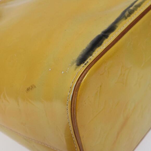 LOUIS VUITTON Monogram Vernis Houston Hand Bag Gris M91053 - Picture 9 of 16